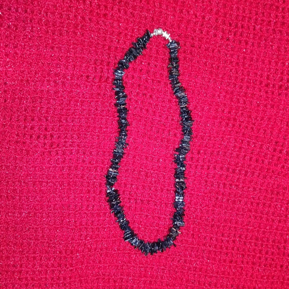 NECKLACE- BLACK SEA STONES